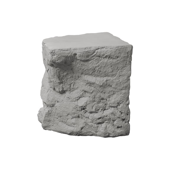 Accent Table - 25"H - Indoor Or Outdoor - Nightstand - Living Room - Gray