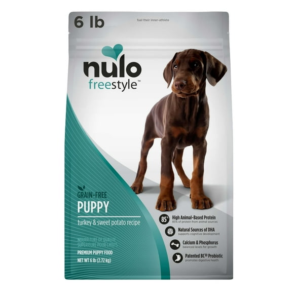 Nulo Freestyle Dry Puppy Food, Premium Grain-Free Larger Kibble to Support Proper Chewing, High Animal-Based Protein and Balanced Levels of Calcium & Phosphorus for Healthy Bone Develo