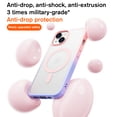 thumbnail image 2 of Allytechgroup iPhone 14 Case with Screen Protector, Compatible with Magsafe Transparent Matte Back Cover Anti-Scratch Drop Protective Phone Case for Apple iPhone 14, Lightpurple, 2 of 7