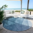 thumbnail image 5 of Addison Rugs Chantille Indoor/Outdoor Transitional Ombre Blue Washable Round Rug, 8' x 8', 5 of 5