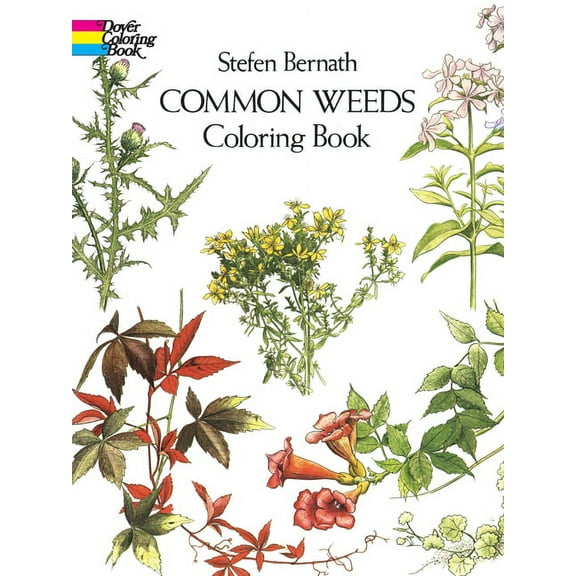 Dover Nature Coloring Book Common Weeds Coloring Book, (Paperback)