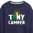 thumbnail image 3 of Instant Message - Camping - Tiny Camper - Toddler & Youth Long Sleeve Graphic T-Shirt, 3 of 6