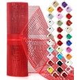 thumbnail image 1 of Mesh Ribbon for Wreaths 10 Inch x 30 Foot Wreath Mesh Rolls with Shiny Metallic Foil for Easter Christmas Party Wedding Home Decor DIY Craft Projects and Gift Wrapping, 1 of 7