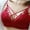 Red Bras for Women, variant on SMihono Women's Floral Lace Crisscross Bras Spaghetti Strap Padded Long Line Bras Sexy Hollow Out Longline Bralette Daily Bras Black 70A