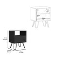 thumbnail image 4 of Nightstand Skyoner, Single Drawer, Hairpin Legs, Black Wengue Finish, 4 of 7