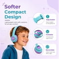 thumbnail image 4 of Kids Bluetooth Headphones, 60H Playtime, Volume Limited 85/94dB, Bluetooth 5.3, Foldable Wireless Headphones for Kids with ANC & HD Mic, 4 of 6