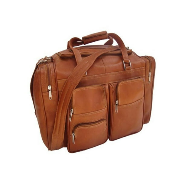 Piel Leather 20 inch Duffel Bag with Pockets