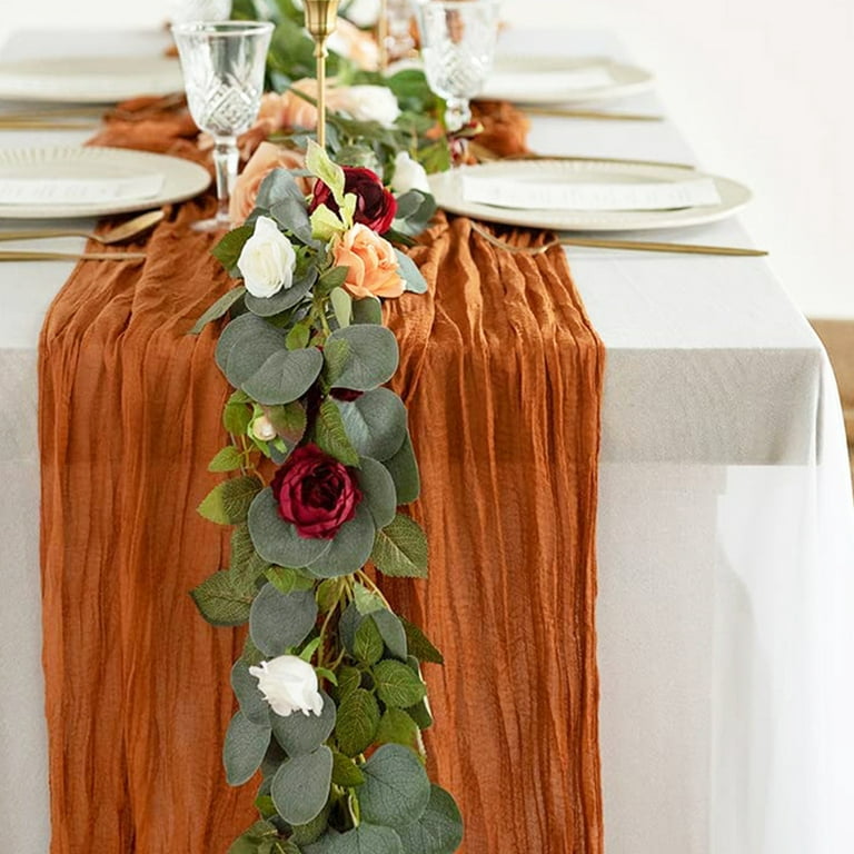 Gauze / Cheesecloth Napkins and Table Runners – Soirée8