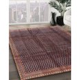 thumbnail image 3 of Ahgly Company Machine Washable Indoor Rectangle Contemporary Dark Almond Brown Area Rugs, 5' x 8', 3 of 7