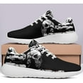thumbnail image 6 of Coolcustomize Skull Running Shoes for Women Men Mesh Breathable Comfort Walking Sneaker Sports Athletic Halloween Shoes, 6 of 6
