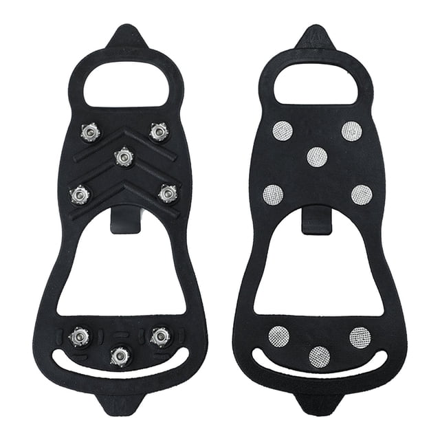 1 par de 8 , crampones, empuñaduras, cubiertas de zapatos de tracción antideslizantes, pinzas para hielo de 35 a 40 Zulema Empuñaduras para zapatos Ice Crampons