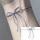 thumbnail image 1 of SGACAI Hojas de tatuajes temporales de lazo, pegatinas impermeables para brazos, piernas y cuerpo, tatuajes de Halloween Z λд, 1 of 7