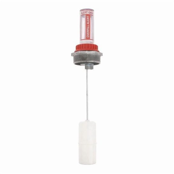 At-A-Glance Overfill Gauge,2 In NPT,8 In From Top O-2-8