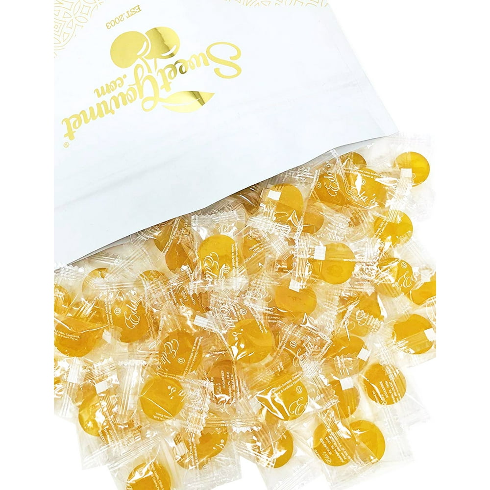 SweetGourmet Eda's Sour Lemon Flavored Hard Candy Sugar Free Bulk