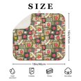 thumbnail image 4 of Pioneer Flower Floral Print Pattern Kitchen Dish Drying Mat 1 Pack, Ultra Absorbent Microfiber Drainer Mat, 16"x18", 4 of 6