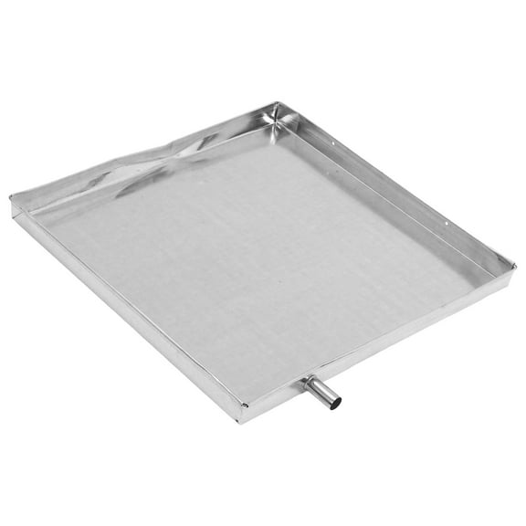 MUSEYA Air Conditioner Drain Pan Silver Iron for Homeowners 1Pack