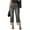 Dark, variant on Womens High Waisted Straight Leg Jeans Rolled Hem Pockets Stretchy Denim Button Fly Durable Everyday Wearable Comfort