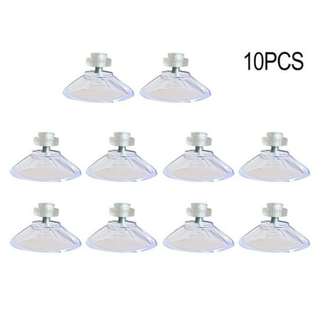 

Podplug 12Pcs with M4 Thread 40mm Suction Cups with Knurled Nut Clear for kitchen