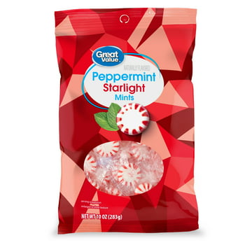 Great Value Peppermint Starlight Mints Hard Candy, 10 oz