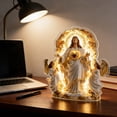 thumbnail image 4 of zhangmingg Inspirational Easter Desktop Ornament Acrylic 2D Cut Tabletop Stand with Base for Home, 4 of 6