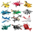 thumbnail image 1 of Juego de aviones de juguete UXRPTU Pull-Back para niños de 3 a 5 años con 12 piezas, 1 of 7