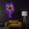 thumbnail image 2 of Glowneon Decor Your Kid Room With Cat Star Neon Sign, Cute Cat Light, 2 of 5
