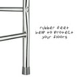 thumbnail image 6 of Honey-Can-Do 4-Tier Over-the-Toilet Steel Storage Shelf, Chrome, Holds up to 15 lb per Shelf, 6 of 7