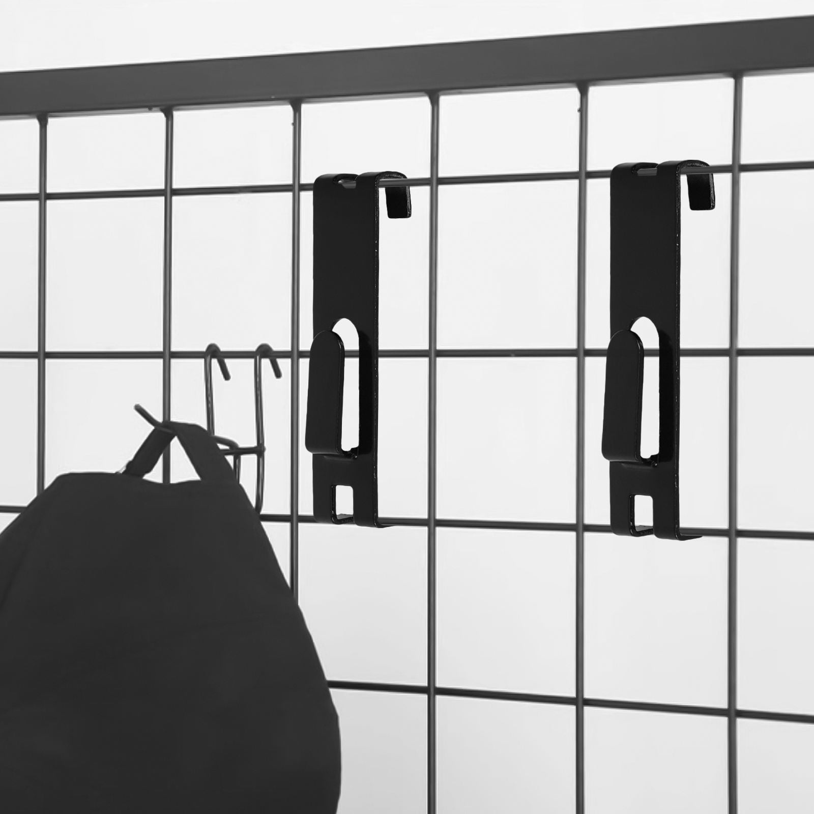 UPKOCH 15Pcs Display Hooks for Grid Wall Black for Hanging Pictures on Grid Panels