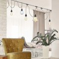 thumbnail image 2 of Rope Chandelier, Retro E27 Socket With 4.5 Meter Electric Wire And Switch, For Rope Pendant Lamp(bulb Is Not Included),superma, 2 of 5