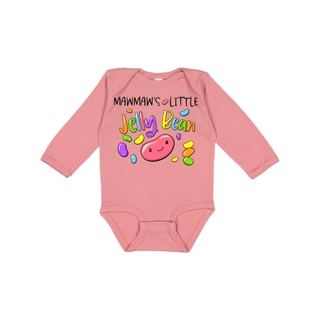 

Inktastic Mawmaw s Little Jellybean Cute Easter Candy Gift Baby Boy or Baby Girl Long Sleeve Bodysuit