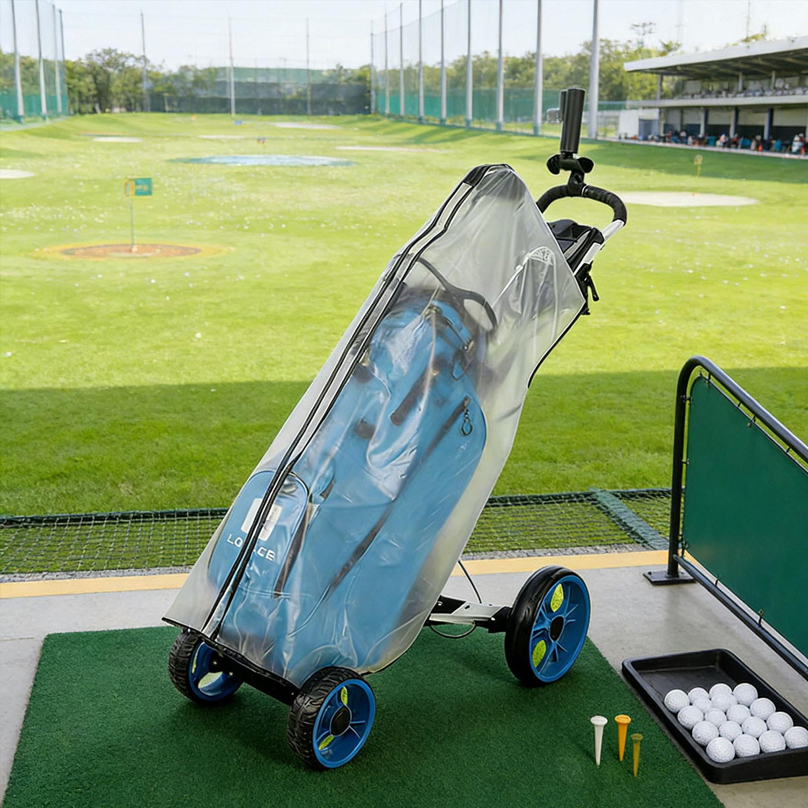 Golf Bags Rain Cover Hoods Waterproof PVC Material Universal Fit for Men Women Golfers Outdoor Use