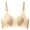 Beige, variant on Bigersell Sports Bra Upgrade Comfortable Without Underwire Bra Balconette Bra Style F-1006 Light Blue XL