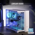 thumbnail image 2 of Carcasa para PC Corsair 6500X Mid-Tower ATX de doble cámara, blanca, 2 of 8