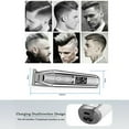 thumbnail image 3 of DEBGFS Rasoirs pour Hommes Rasoir Électrique Rasoir, Écran LED Rasoir Rotatif Électrique Rechargeable, Recharge Rapide, Tondeuse à Barbe, Argent, 3 of 8