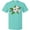 Scuba Blue, variant on Inktastic Beautiful Apple Blossom Flowers on Branch T-Shirt