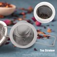 thumbnail image 1 of Ccdes Stainless Steel Tea Infuser, Tea Strainer, Foldable For Hanging On Teapots Hanging On Mugs, 1 of 7