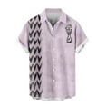 thumbnail image 5 of Awdenio Golf Shirts for Men Casual Short Sleeve Button Down Shirts Tropical Beach Summer Hawaiian Shirt, 5 of 6