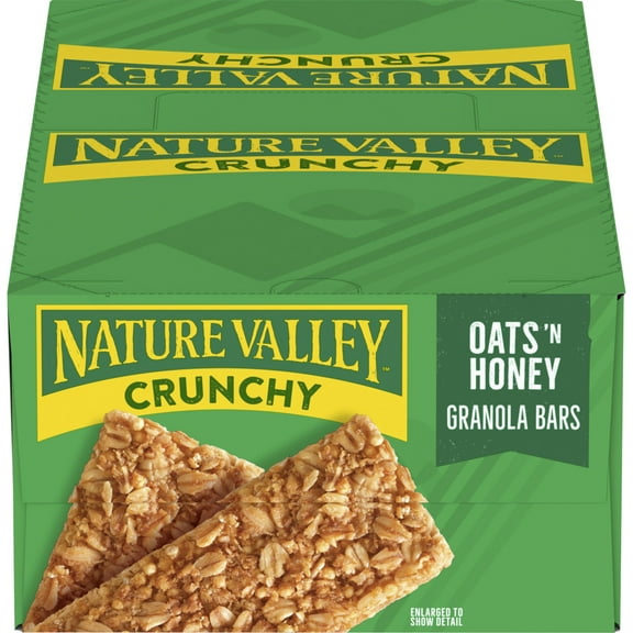 Nature Valley Oats ’n Honey Crunchy Granola Bars – 18 Pack, 1.5 oz Each