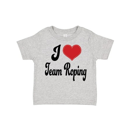

Inktastic I Love Team Roping Gift Toddler Boy or Toddler Girl T-Shirt