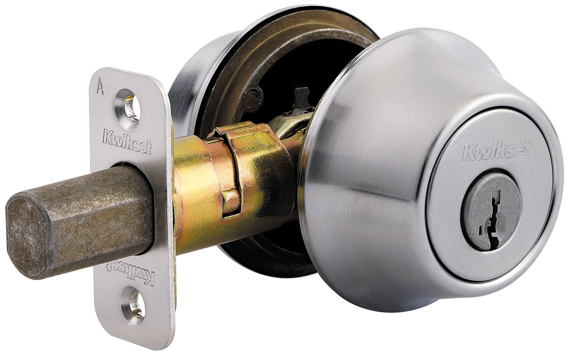 Kwikset Smartkey 665 Double Cylinder Deadbolt Satin Chrome