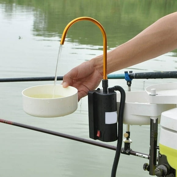 Dispositivo de succión de pesca automático, bomba alimentada por batería, lavadoras de mano, máquina absorbente de agua, herramienta de pesca al aire libre
