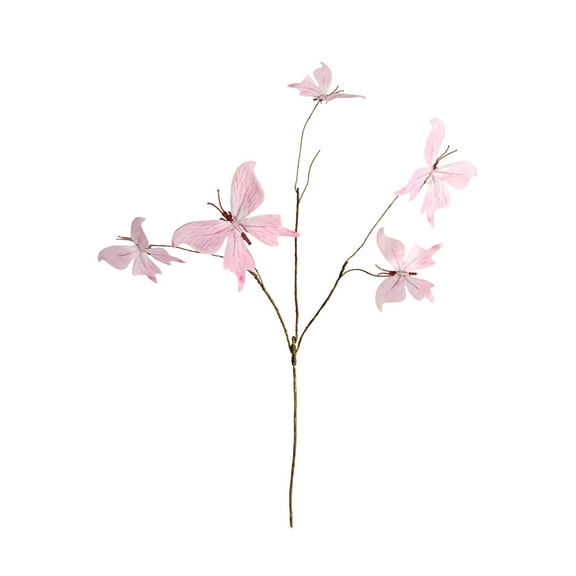 Artificial Butterfly Branche, Simulation Branch Stems with Fake Butterfly Floral Arrangement for Outdoor Indoor Garden Porch Window Box Home Wedding