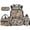 Duck Camouflage, variant on KUIFORTI US Flag Bow School Bag and Lunch Bag Kid Backpack Set 4 piece Boys Bookbag Pencil Bags Water Bottle Sleeve Durable for Elementary Primary Middle School Students
