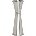 thumbnail image 1 of Abastado Premium estilo japonés doble cóctel Jigger, herramienta de medición de alcohol para barman, kit de barra para el hogar de acero inoxidable 304, taza medidora de 1 oz/2 oz, vertedor de, 1 of 2
