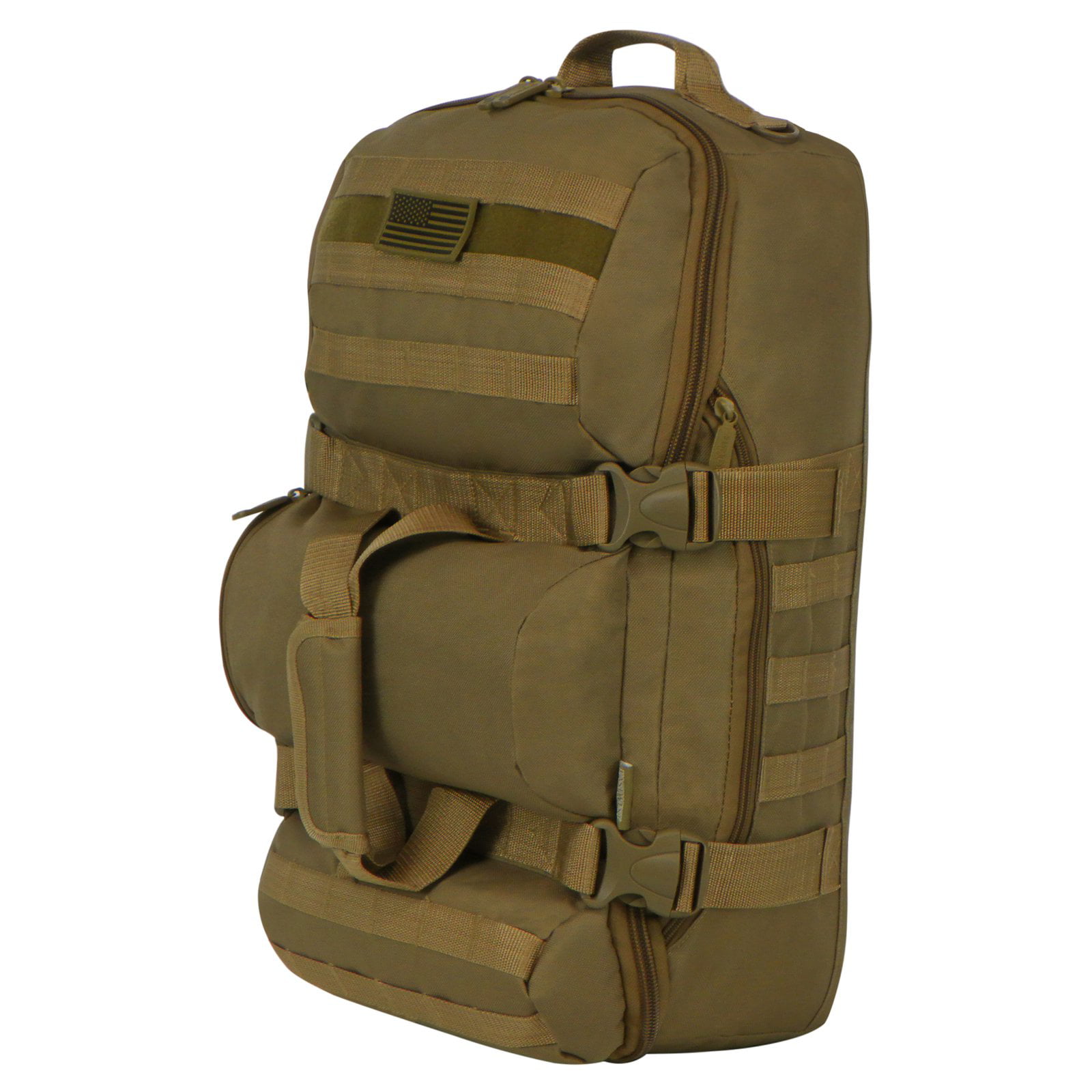 EastWest USA Tactical Over Shoulder MOLLE Attachable Military GO BAG OD GREEN 