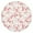 Pink Baseballs With, variant on Pink Football and Drinks Pattern Round Fitted Tablecloth with Elastic Edge,Dining Table Cover Waterproof,Outdoor Round Tablecloth for Camping,Dining,Indoor and Outdoor