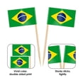 thumbnail image 3 of Banderitas para palillos AhfuLife Brasil 200 piezas, doble cara, 3 of 7