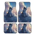 thumbnail image 1 of Disketp Cloud Wolf for Crystal Velvet Car Mats Four-Piece Set,All-Season Automotive Protection, Vehicles, Cars, Trucks, and SUVs,Anti-Slip Design, 1 of 7