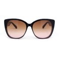 thumbnail image 2 of 90s Designer Oversize Cat Eye Fashion Chic Sunglasses Black - Brown Pink, 2 of 4