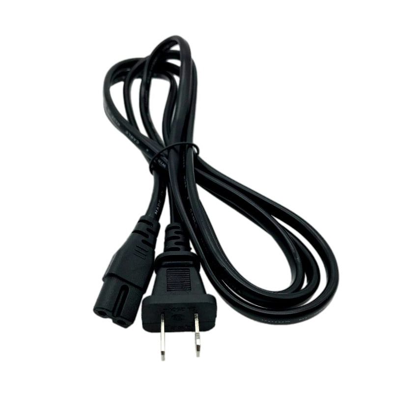 6Ft AC Power Cord Cable Flat Fig8 2 Prong for Brother STAR140E STAR130E STAR120E